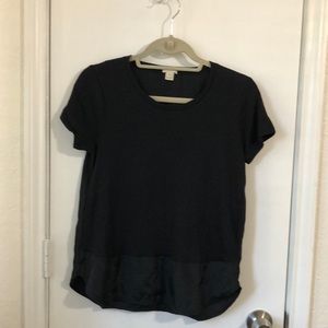 J. Crew Vintage Cotton Silk Back Tee
